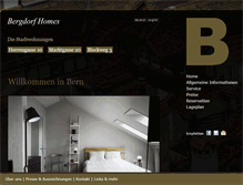 Tablet Screenshot of bergdorf-homes.ch